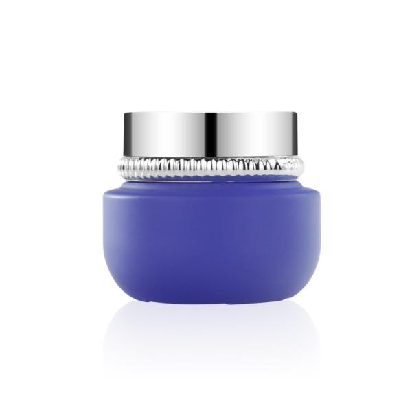 Garrafas 30ml-120ml cosméticas luxuosas de empacotamento cosméticas vazias do roxo feito sob encomenda