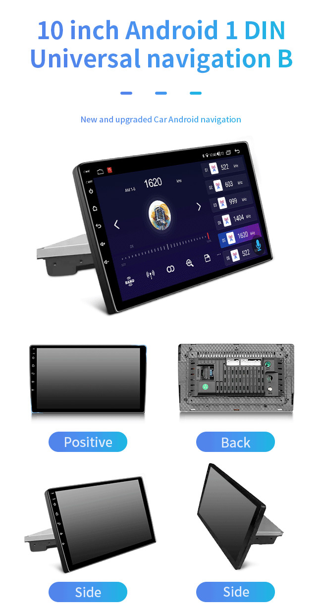 8 навигация 2.4G WIFI GPS автомобиля ядра 10inch всеобщая отсутствие изменения цвета