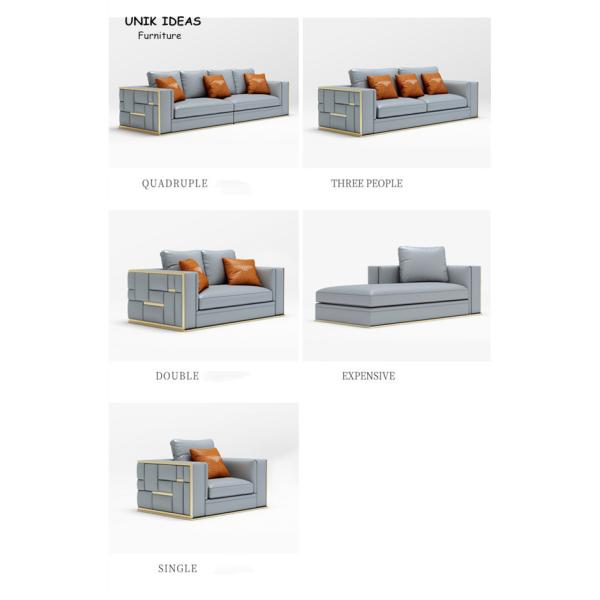 Модульное кресло на софа Seater небольших космосов 6 неподдельная кожаная секционная 3 части