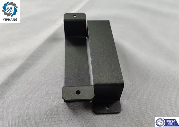 Black Brass Sheet Metal Parts Custom Stamping Bending Components 1.5mm ODM