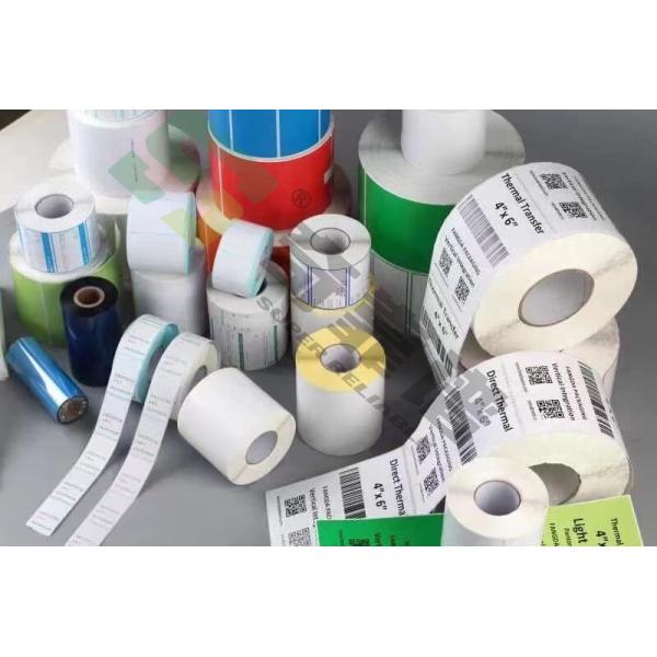 light brown Kraft Paper Facepaper Adhesiev Label Sticker Blank Label in Roll