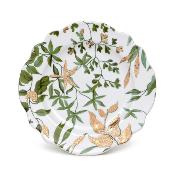 Тарелки Порцелановая тарелка Осенняя посуда Бутик подарочный набор Горячая продажа Новый дизайн Королевская керамическая тарелка Круглое блюдо Продовольственная безопасность