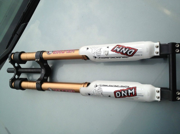 taiwan dnm USD-8 mountain bike suspension air fork upside down downhill 200mm travel