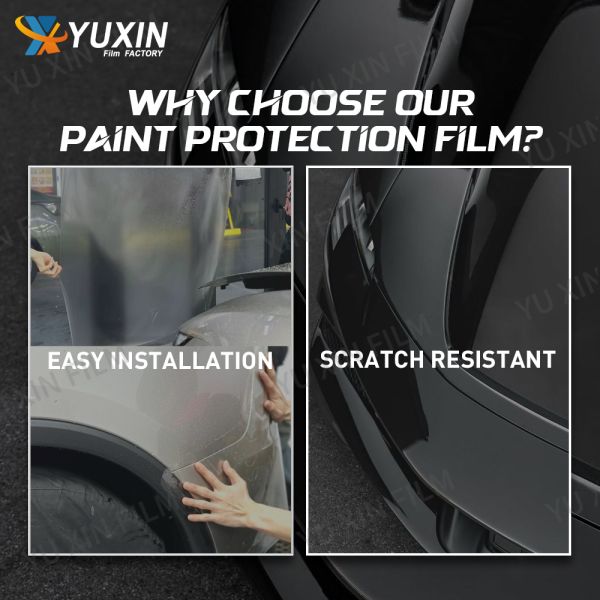TPU Car Paint Protection Film OEM Ultra Glossy Heat Healing Anti Scratches  PPF