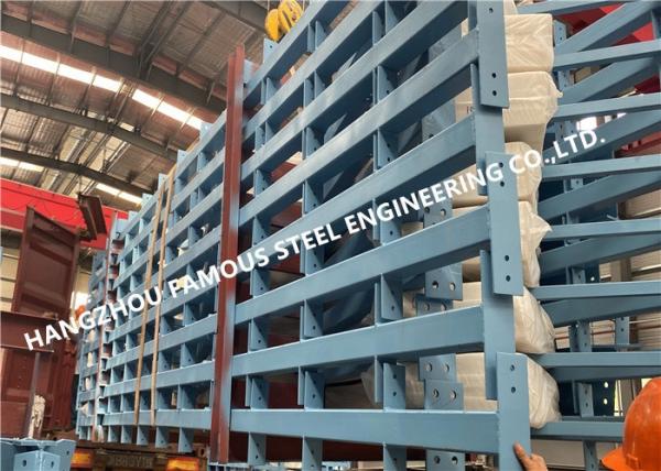 Os EUA Q355b padrão galvanizaram a fabricação de aço da estrutura do fardo