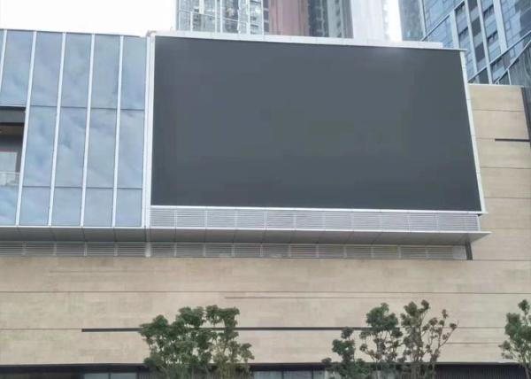 Valla publicitaria LED para exteriores P8, paso de píxeles de 8 mm, resistente al agua IP65