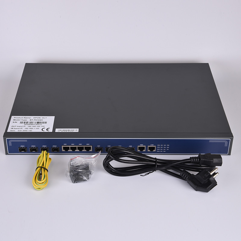 Линия терминал EPON 4 гаван OLT волокна ZTE C300 оптически