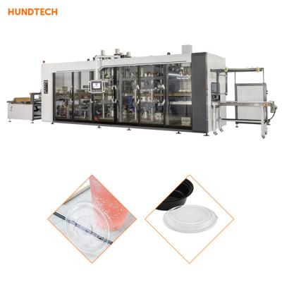 Máquina a rendimento elevado Thermoforming hidráulico de Thermoforming da tampa
