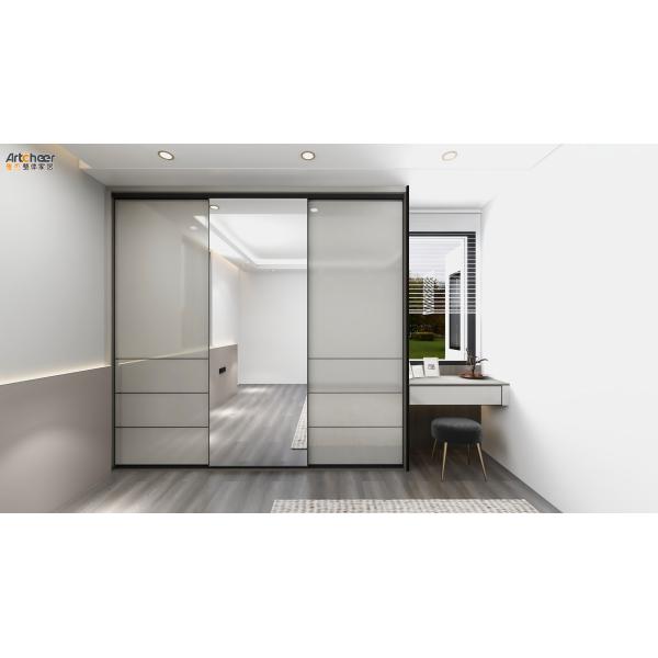 Современная зеркальная мебель спальни Стенный гардероб Столик в современном стиле