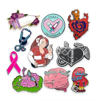 Custom Lapel Pin with 1.5mm Thickness and 35mm Size Made in 5-7 Working Days