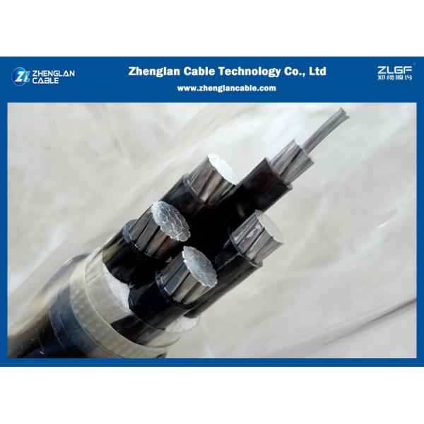 Изолированные кабели ПВК ядра 0.6/1кв ленты 5 алюминиевого проводника стальные