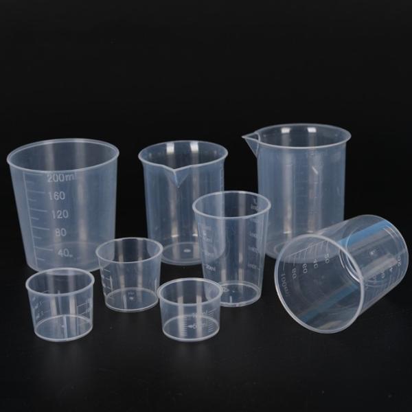 Medicine Cups Clear Transparent Disposable Cups PP Plastic Medicine Dispenser 10ml 20ml 30ml Liquid Measuring Medicine
