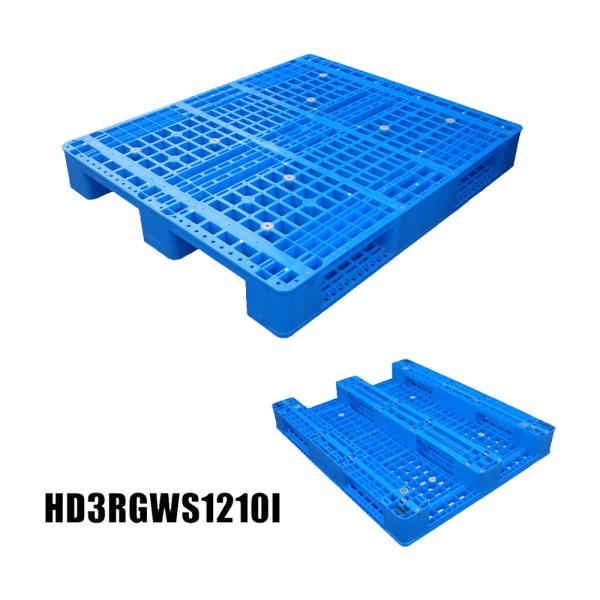 Hand Lift and Electric Forklift Compatible Euro HDPE Plastic Pallet with Custom Logo