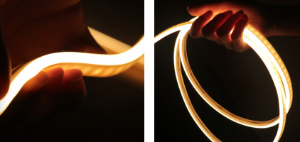 8W Flexible Neon Strip Tunable White 2700K - 5700K LED Neon Strip 6.5mm X 12mm