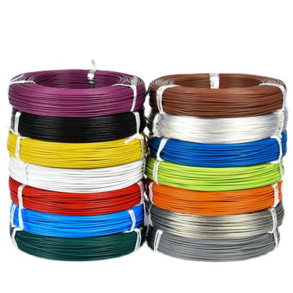 300/500v fio resistente ao fogo de alta temperatura de silicone em lata de cobre da ExactCables