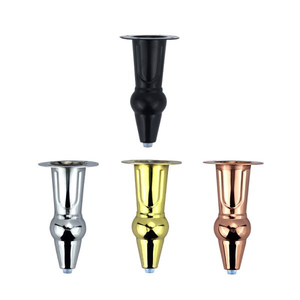 Wanjusheng Hardware Furniture Accessories Iron Table Legs 15 cm Gourd-shaped Metal Sofa Cabinet Legs