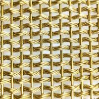Aço inoxidável decorativo Rede metálica de bronze para armário de móveis arquitetônicos