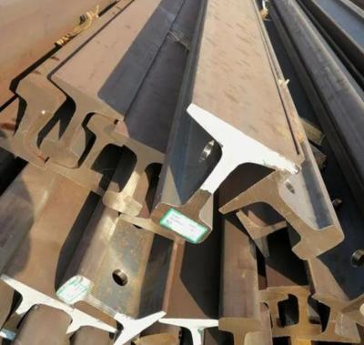 60R2 Rectangular Steel Railway Track UIC54 Trapezoid Web Train Track Metal
