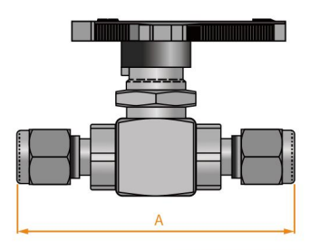Standard Low Pressure 300psi Ultra High Purity Diaphragm Valve