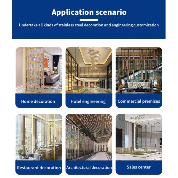 Customizable Metal Room Divider Panels Rustproof Easy Cleaning And Maintenance
