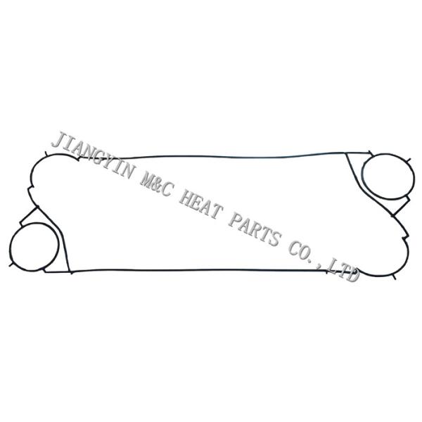 省エネの熱交換器のガスケットGC54/GCD54/GCP54の密集した構造