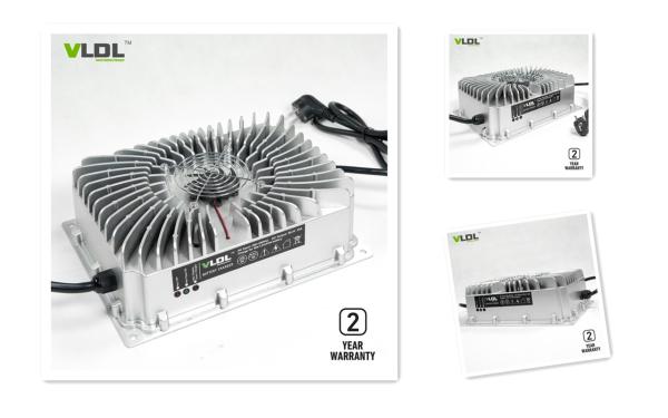 48V 58.4V 20A Waterproof Battery Charger With PFC Worldwide Input 90 ~ 264Vac 1200W