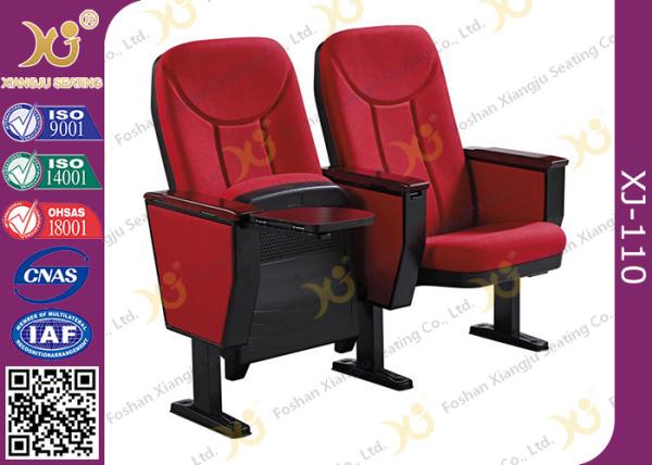 PU Armrest Auto Pop - Up Church Hall Chairs / Auditorium Theater Seating