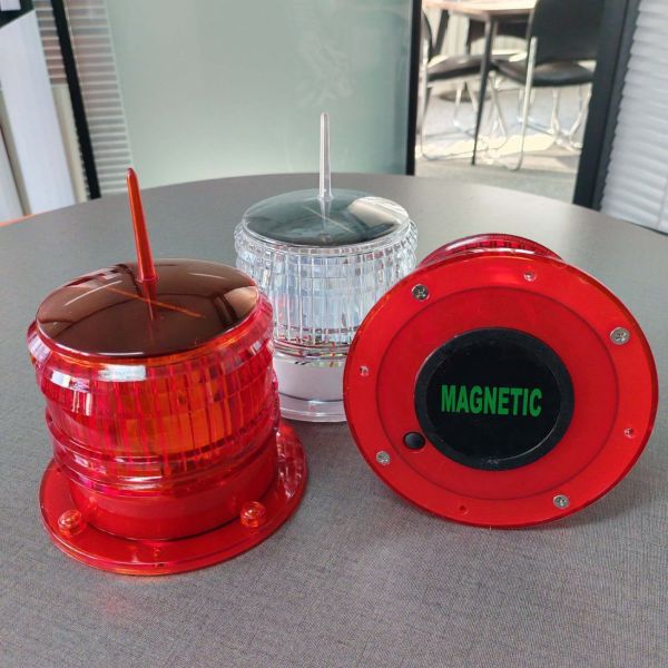 Waterproof High Visibility Durable Solar Aviation Obstruction Light and Marine Beacon Warning Light
