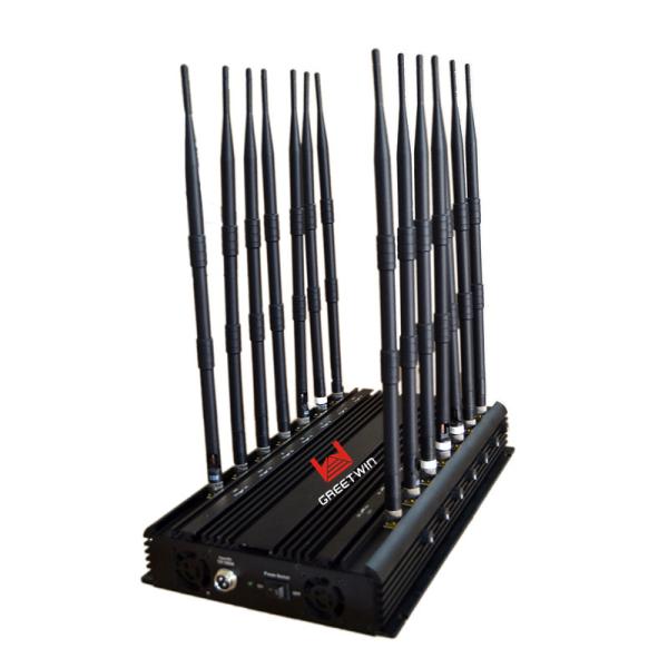 High Power GPS 4G Mobile Phone Signal Jammer 868MHz  433MHz 315MHz Adjustable