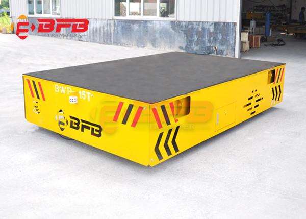 Load 1000t Q235 Self Loading Motorised Trolleys Carts