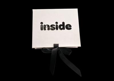 Claer Top Book Shaped Box Embossing Logo Decorative Popular Innovative Fashion