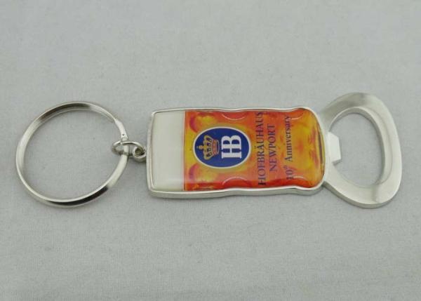 Hofbrauhaus Newport Promotional Key Chain with Bottle Opener and Custom Logo