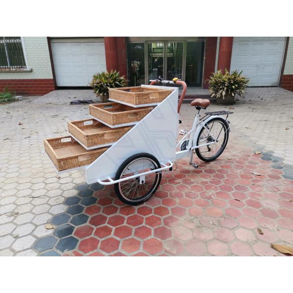 Outdoor Street Snack Bike Food Service Trailer Cart for Vegetable Food Cart Vending