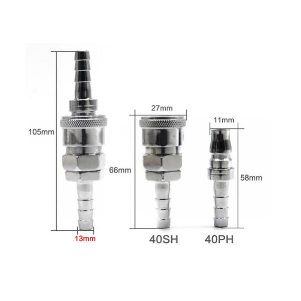 Type C Self Locking Air Pipe Connector / Pneumatic Pipe Connector Pp-30 Sm Sf Pm