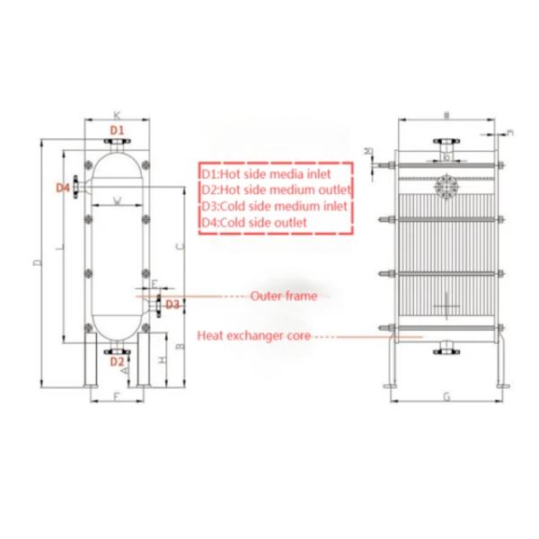DELLOK YONGHUI Производитель теплообменника на пластинке Производитель теплообменника на пластинке из нержавеющей стали Промышленный радиатор