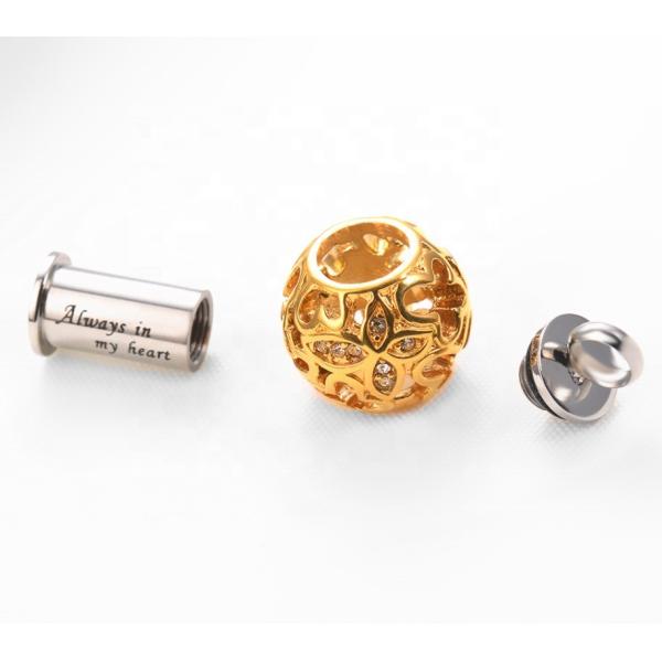 Gold and Rose Gold Charm Pendants Beautiful Butterfly Ashes Keepsake for Gift Occasion