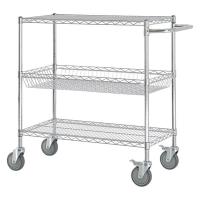ESD Steel Wire SMT Shelving Cart Stainless Steel Rack Reel Storage Rack