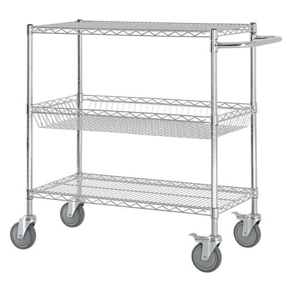 ESD Steel Wire SMT Shelving Cart Stainless Steel Rack Reel Storage Rack