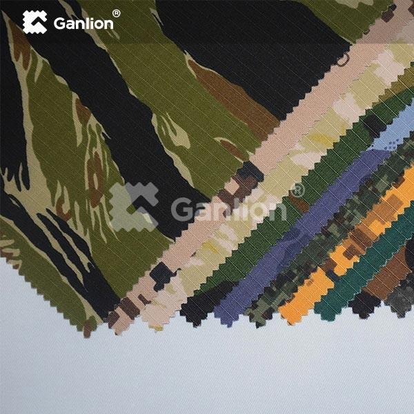 IRR WR OR Waterproof camouflage Nylon Cotton Fabric Ring Spun
