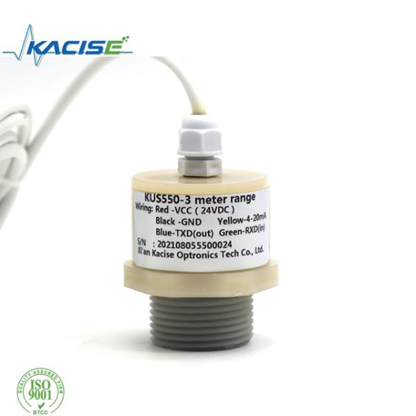 Frecuencia ultrasónica redonda del sensor 125KHZ de la vivienda del PVC del sensor del transductor de la forma KUS550
