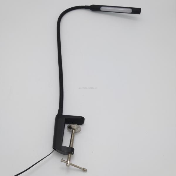 DC Power Supply Aluminum IRON Touch Dimmable Switch Flexible Clip-on LED Reading Desk Lamp