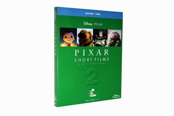 Free DHL Shipping@New Release Blu Ray Cartoon Movies Pixar Short Films Collection Volume 2