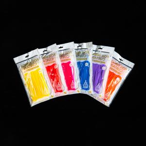 Cortina de folha fluorescente multicolorida descartável ecológica para o