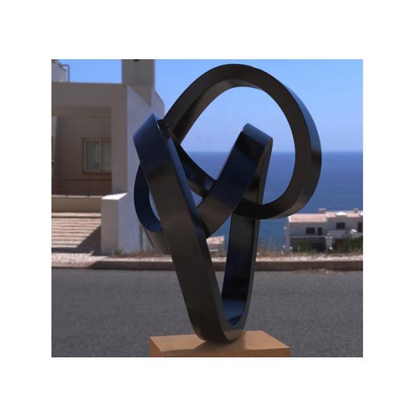 Специальное полотенце из металла Искусство из нержавеющей стали Абстрактная извращенная скульптура для наружного использования