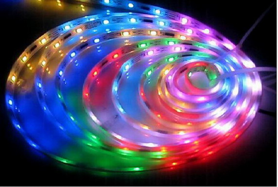 Superbright 5050 SMD 1.2A / 120 Degree RGB Flexible Strip Lights, non waterproof