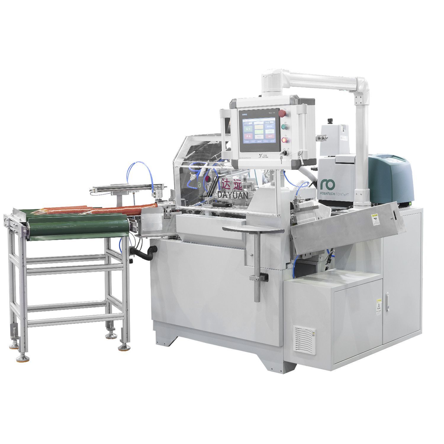DYK7-CH 4-Axis Domestic Servo Cone Sleeve Machine with 300-350 pcs/min Speed and Rotatech Alpha Gluing System