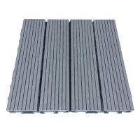 Planche de verrouillage de port de verrouillage de tuile composée en plastique en bois antidérapante de plate-forme WPC