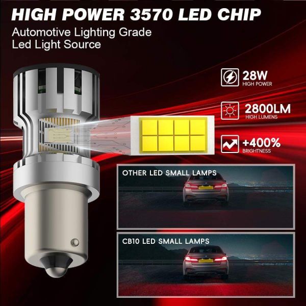 Canbus Signal Light 3030 25W  DC9-16V Super Power Error Free Turn Signal LED Bulb