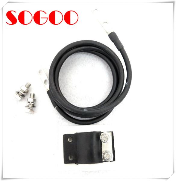 Clean Surface Coaxial Cable Grounding Kit Earth Kit With Quick Installation