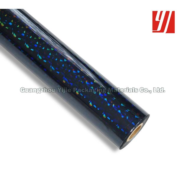 Laser que sella 15 la hoja olográfica negra del micrón 1.28m*180m